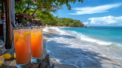 Colorful Cocktails And Drinks Are