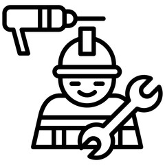 worker with wrench