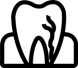 Tooth icon. Dentistry symbol. Medical sign. Dental health. Tooth sign. Clean tooth. Tooth Dentist icon