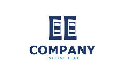 EE E ee initial logo | initial based abstract modern minimal creative logo, vector template image. luxury logotype logo, real estate homie logo. typography logo. initials logo