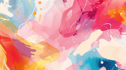 Fototapeta premium Rainbow_background_Pastel_galaxy_Colorful_Abstract