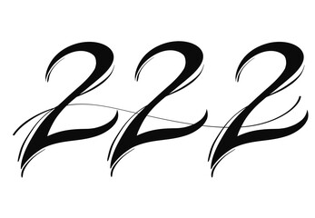 Obraz premium 222 angel number