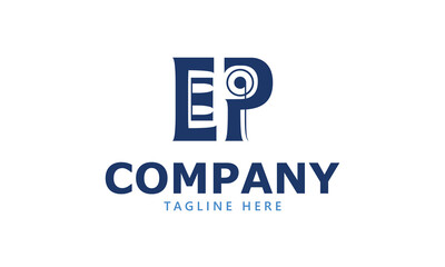 EP E ep initial logo | initial based abstract modern minimal creative logo, vector template image. luxury logotype logo, real estate homie logo. typography logo. initials logo