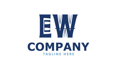 EW E ew initial logo | initial based abstract modern minimal creative logo, vector template image. luxury logotype logo, real estate homie logo. typography logo. initials logo
