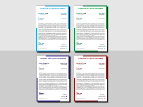 modern letterhead design