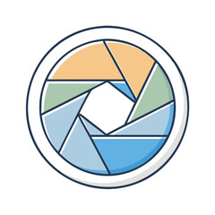 shutter vector icon, shutter vector illustration - simple illustration of shutter, perfect for logos shutter 