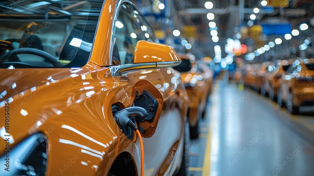 Aufkleber automotive components integrated into an electric vehicle's drivetrain with focus on modern design a