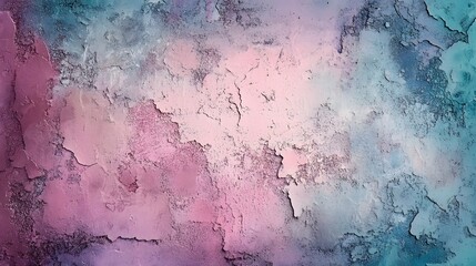 Abstract Textured Wall Pastel Pink Blue Hues