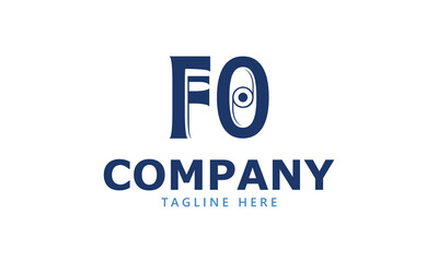 FO F fo initial logo | initial based abstract modern minimal creative logo, vector template image. luxury logotype logo, real estate homie logo. typography logo. initials logo