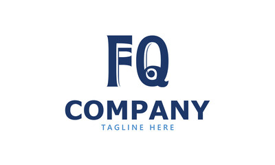FQ F fq initial logo | initial based abstract modern minimal creative logo, vector template image. luxury logotype logo, real estate homie logo. typography logo. initials logo