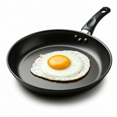 Fried egg in a frying pan