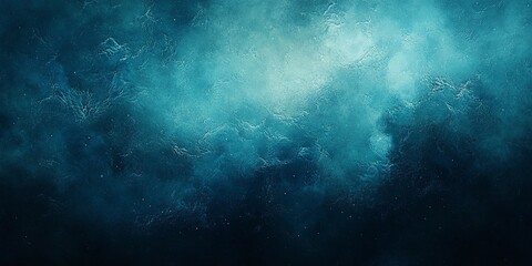 Fototapeta premium Abstract green and blue grainy texture blending on a black background, ideal for creative designs in a comic book style