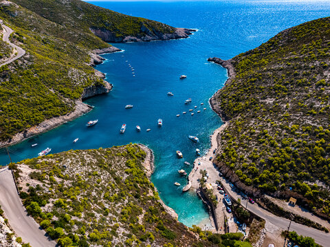 Porto Vromi Beach in Zakynthos, Greece