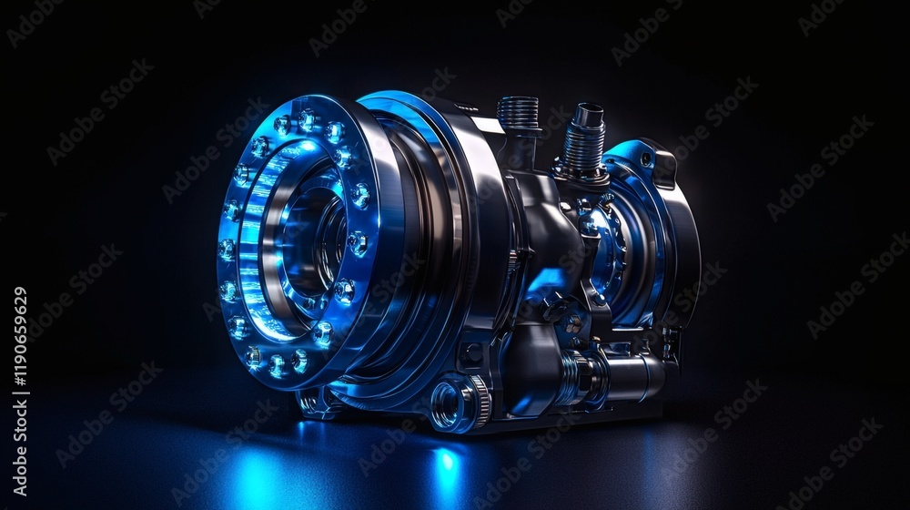 Aufkleber performance car tuning highlighting precision turbocharger upgrades for enhanced acceleration stock 