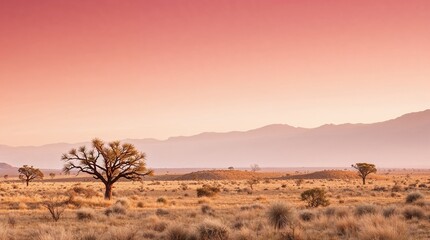 Obraz premium Australian desert landscape during Australia Day