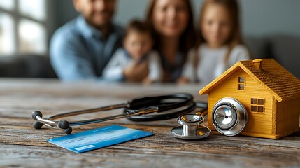 Family home insurance, healthcare costs, credit card.