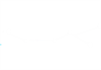 A triangular icon featuring three connected dots with lines linking them, symbolizing networks, connections, or relationships. The structure has one dot at the top and two at the bottom corners, PNG