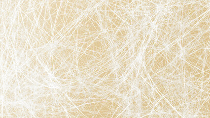 Obraz premium An abstract pattern of white scribbles and scratches on a beige background. High-resolution details emphasize seamless textures with soft edges.