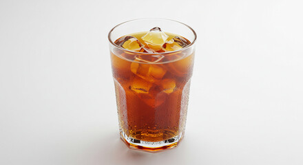 Iced Tea Drink in Glass Refreshing Beverage Summer Drink
