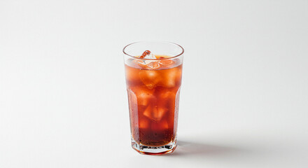 Refreshing Iced Tea in Glass Summer Drink Cool Beverage