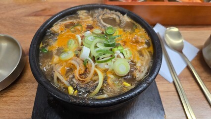 Korean food. Yangpyeong Hangover Soup