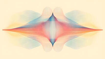 Abstract Pastel Wave Pattern Design