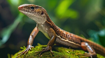 Scincella cherriei, commonly known as the brown forest skink and Cope's brown forest skink, is a species of lizard in the family Scincidae. 