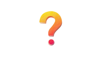 Question mark sign transparent background