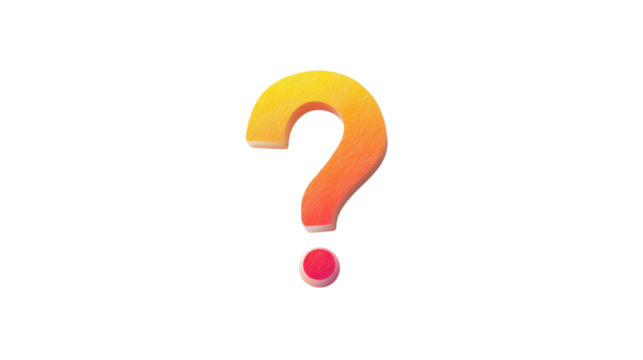 Question mark sign transparent background