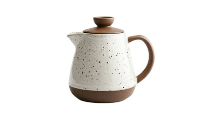 Ceramic teapot transparent background