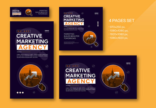 Web Banner Set for SEO Campaigns