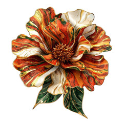 Vibrant handcrafted flower art for home decor indoor setting fine art colorful artistic nature-inspired