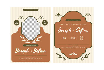 Luxury Floral Wedding Invitation