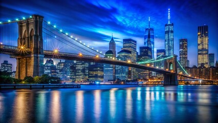 Night Photography: Brooklyn Bridge & NYC Skyline, Memorial Day 2017