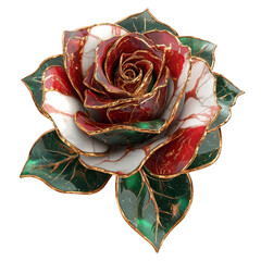 Elegant decorative rose sculpture home decor art piece modern style close-up view aesthetic beauty