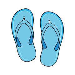 flip flops vector icon, flip flops vector illustration - simple illustration of flip flops, perfect for logos flip flops 