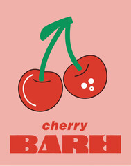 cherry illustration