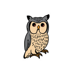 bird hand drawing vector illustration for design, logo, icon, mascot, template, website, etc