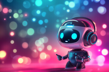
A robot efficiently working as a call center agent in an office