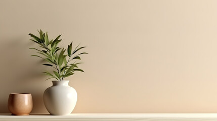 Outstanding Clean Aesthetic Scandinavian style table with decorations