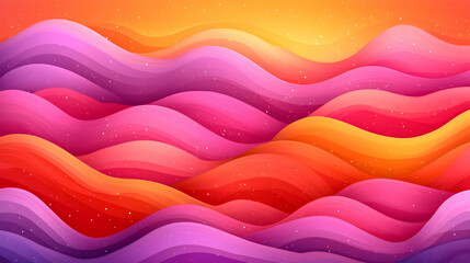 Abstract Colorful Wave Background with Vibrant Gradient and Sparkling Texture