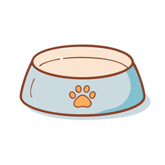 dog bowl vector icon, dog bowl vector illustration - simple illustration of dog bowl, perfect for logos dog bowl 