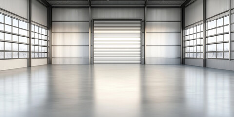 Fototapeta premium Lagerraum, Storage Box moderne Anlage zum Einlagern von Privat und Gewerbe - Lagerhalle