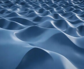 Obraz premium Abstract representation of a wavy blue surface, shape, form