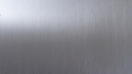 Fototapeta premium Metal stainless steel texture background with reflection light.