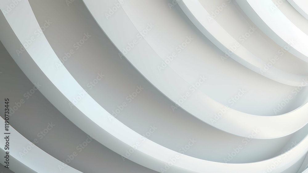 Poster elegant abstract design with smooth, curved lines creating depth and modern atmosphere for interior 