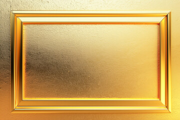 Elegant gold picture frame with a textured background perfect for artwork or photos in any setting