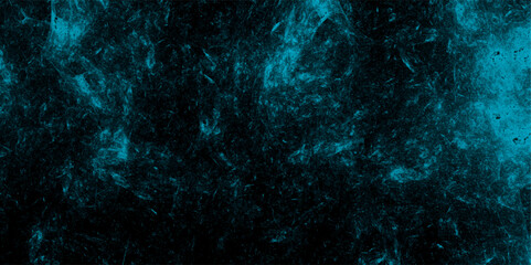 Vintage Blue stone grunge concrete cement blackboard chalkboard wall floor texture. colorful bright ink and watercolor textures on dark background. Grunge marbled pattern and rough paint