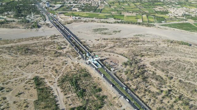 Aerial shot of Herat city Afghanistan