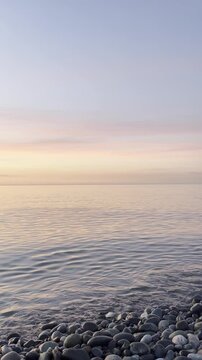 sunset over the sea